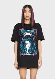 [HOROSCOPEZ] Celestial Minded Aquarius Graphic Tee