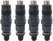 4Pcs Fuel Injector Nozzle Compatible for Mitsubishi L200 K7-T K6-T 2.5D K64T 4D56 8V 2477Cc 1996-2007 MD338904 105148-1560