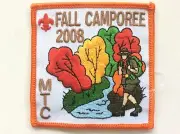 Middle Tennessee Council 2008 Fall Camporee pocket patch