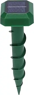 Mole Repellents,Solar Powered Mole Repellents Stakes - Ultrasonic Get Rid of Vole Rodents Spikes for Chipmunk, Garden & Yard