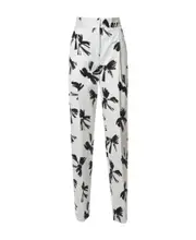 MSGM Bow Tie Pants IT38 White