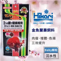 在飛比找蝦皮商城優惠-Hikari 高夠力 金魚蘭壽飼料 Baby顆粒 80g 獅