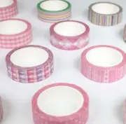 Washi Tape Pink Geometry 15mmx10m MT1596