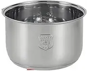 304 Stainless Steel Rice Cooker Inner Bowl Compatible for Zojirushi NS-TSC10 Multi-Cooker Replacement Inner Pot(4L)