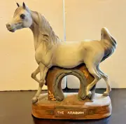 RARE Gray Arabian Porcelain WHISKEY Decanter Vintage Limited Numbered Edition