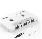 Car Audio aux Cassette Adapter and a Type C to 3.5mm Audio Aux Jack