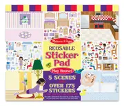 Melissa & Doug Reusable Sticker Pad Play House