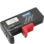 Digital LCD Battery Volt Tester BT-168D - Universal AA/AAA/C/D/9V/1.5V Button Cell Checker for Household Batteries