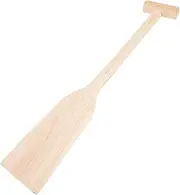 Yardwe Sustainable Wood Paddle Wooden Oar for Canoe Sturdy Lightweight for Skill Levels