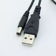 10x USB 2.0 A Male to 5.5mm x 2.5mm DC Power Male Plug Connector Cable 6ft 2m