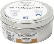 Lefranc & Bourgeois Charbonnel Artist - Copper Printing Inks 200 ml Pot - Yellow Ochre