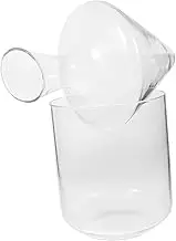 VINTORKY 1Pc Elegant Glass Wine Decanter with Transparent Ice Bucket for Enhancing Red Wine Flavor for Home Bars and Special Occasions