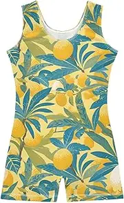 [FRODOTGV] Retro Fruits Leotards for Girls Gymnastics Kids Dance Biketards Tumbling for Dancewear, Tumbling Class, Swimming