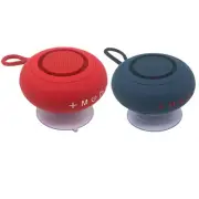 Mini Waterproof Shower Speaker, Bluetooth Mini Portable Stereo Speaker + Suction