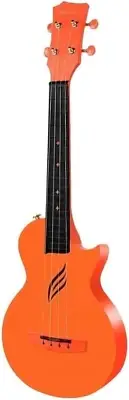 Enya Nova U Carbon Fibre Concert Ukulele - 23" - Accessories, Gig Bag - Orange