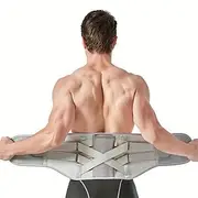1pc Back Support Brace - Perfect For Women Men With Herniated Discs Sciatica