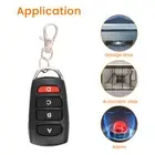 433MHz RF Wireless Garage Door Remote Control 4 Keys Copy Universal Controller
