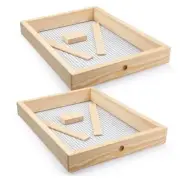 2 Pcs Bee Hive Candy Board Assembled Candy Board for Honeybee Hives 10 Frame