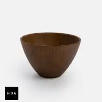 在飛比找momo購物網優惠-【HOLA】SUNLIFE木紋碗10.8cm 淺咖啡