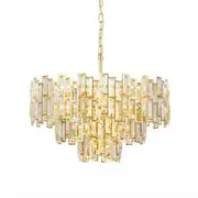 Eglo Calmeilles Modern 3 Tier Small 10LT E14 Crystal Pendant Light