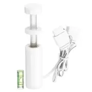 Graphics Card Support,49-82mm Adjustable with Colorful Light, Aluminum White