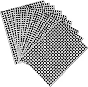 Happyyami 10Sheets Round Color Circle Stickers Blank Dot Labels for Easy Classification for Home Organization and Decoration for Storage Boxes and Jars