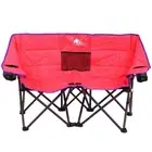 Kids Folding Double Camping Chair, Portable Kids Camping Chairs Duo 2 Seat Ch...