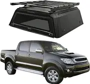 ATATNK Lightweight Aluminium Hardtop Topper Camper Pickup Truck Canopy Hardtop Truck Topper Truck Cap Tonneau Cover Parts Compatible for Hilux/Ford
