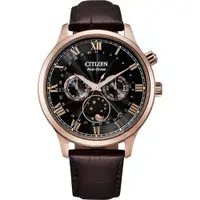 在飛比找ETMall東森購物網優惠-CITIZEN 星辰 光動能紳男月相手錶 (AP1059-1