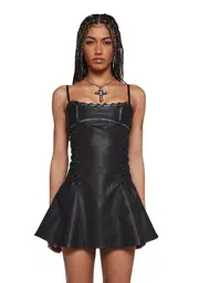 [Generation Kiss] Julia Vegan Leather Mini Dress
