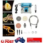 320W Jewelry Polishing Machine Gem Rock Buffer Bench Lathe & Grinding Machine
