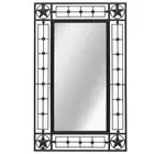 vidaXL Wall Mirror Rectangular 50x80 cm Black HEE