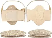 Generic Foot Arch Pad Arch Support Compression Band Removable High Arches Arch Support Sleeve Arch Support Insert for Shoes Boots, Skin color