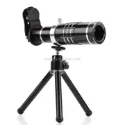 Universal 18X Zoom Telescope Telephoto Camera Lens With Tripod Mount and Mobile Phone Clip
