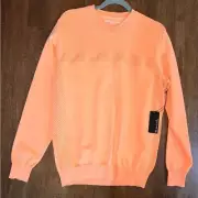 Travis Mathew Long Sleeves V Neck Sweater in Heather Flamingo. Size Large. NWT