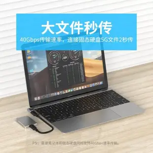 USB-C雷電4彎頭車載轉接頭雷靂3數據線延長雙type-c公轉母高速40Gbps手機ipadpro平板筆記本電腦充電90度彎頭