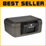 Durable Fireproof Safe with Key Lock - 0.18 Cu Ft for Home Use & Travel