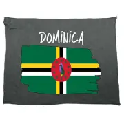 Dominica Country Flag Nationality - Tea Towel cleaning cloth Dish Kitchen Gift