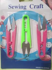 Sewing Scissors Yarn Thread Cutter Mini Small Snips Trimming Nipper 3 pcs
