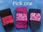 Pink or Red Roses - Plush or Standard weight hand towel - Handmade Accent