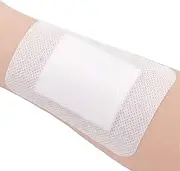 Wound Dressings Adhesive, Dressing Pads Padding with Absorbent Patch, Individually Wrapped(10 x 15cm, 10 Pack)