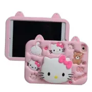 Cartoon Case for iPad Air 1/2 iPad 9.7 2017/2018，MONEHOYSY Cute Soft Silicone