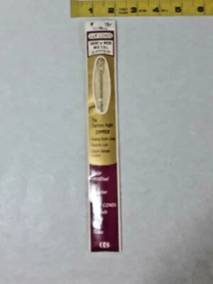 Vintage J & P Coats Metal Zipper 9" ~ Primrose 72-A ~ Ships FREE
