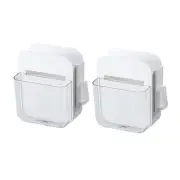 Remote Holder Wall Mount TV FAN Remote Control Holder Bedside Caddy 2Packs