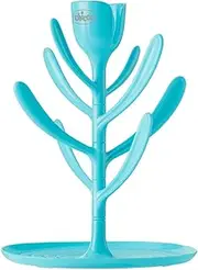 Chicco Bottle Stand, Newborn Bottle Dryer, Hygiene and Cleaning Bottles, Baby Food Accessories, Space Saving, Comfortable, Blue
