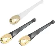 Beavorty Pcs Mini Makeup Spoon Metal Facial Spoon for Eye Cream Lotion Application for Beauty Routine Travel for Her Random