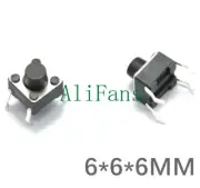 100PCS 6x6x6mm Micro Miniature Momentary Tactile Tact Touch Push Button Switch