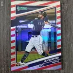 2021 DONRUSS 西雅圖水手隊 J.P. CRAWFORD 限量2021張紅色平行卡