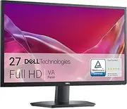 Dell SE2725H Monitor - 27 Inch FHD 1920 x 1080 Pixels 75Hz VA Panel 5ms Comfortview Plus 1x HDMI, 1x VGA 3-Year Warranty Black