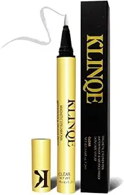 [KLINQE] 3in1 Clear Eyelash Glue Pen and Liner - Waterproof, Smudge Proof, Strong Hold Extension Glue - Contact Lense Friendly - Compatible With Any Lashes
